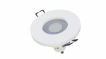 Ceiling lighting point fitting Aqua cast round Fixted white